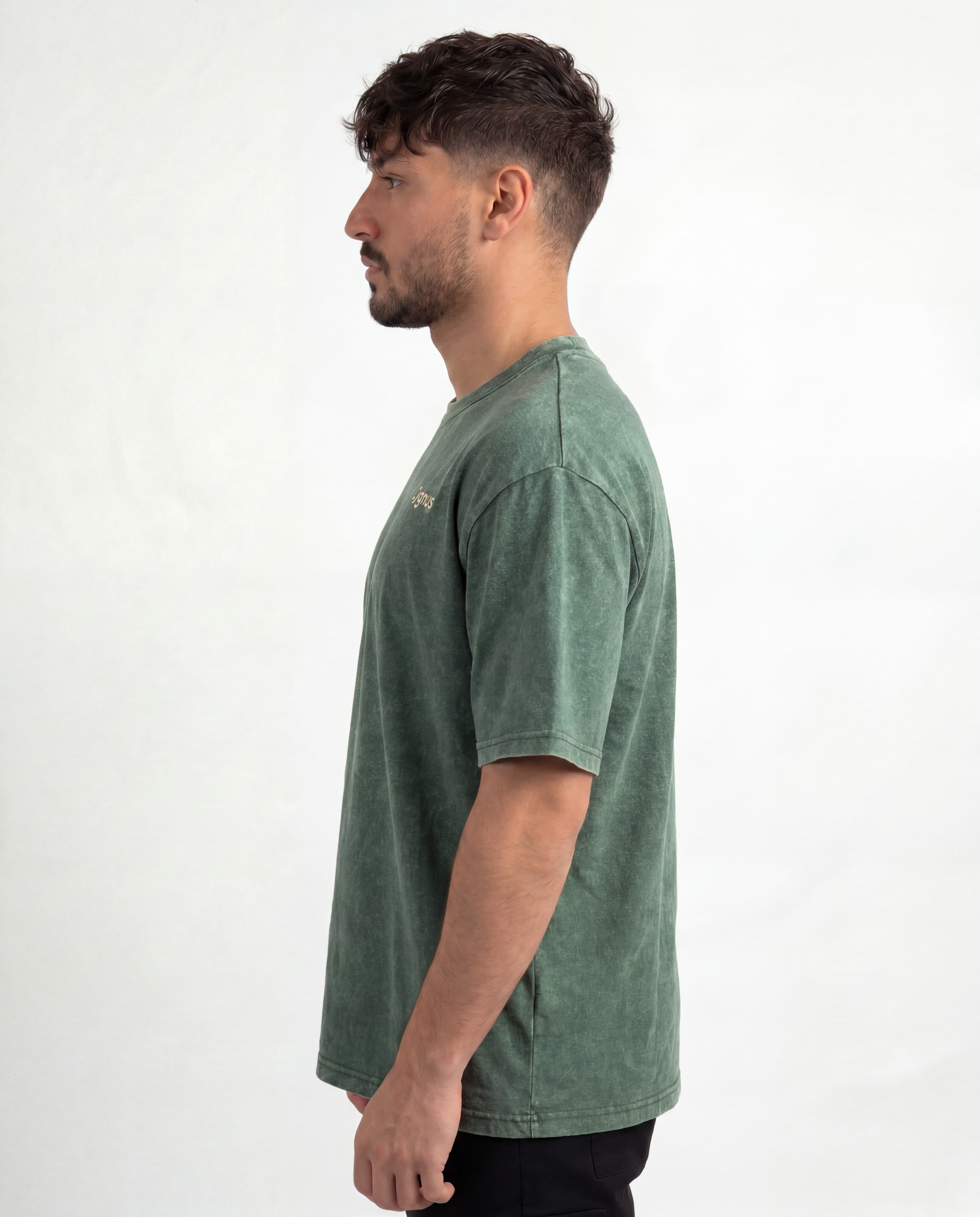Green Vintage Washed Tee shirt