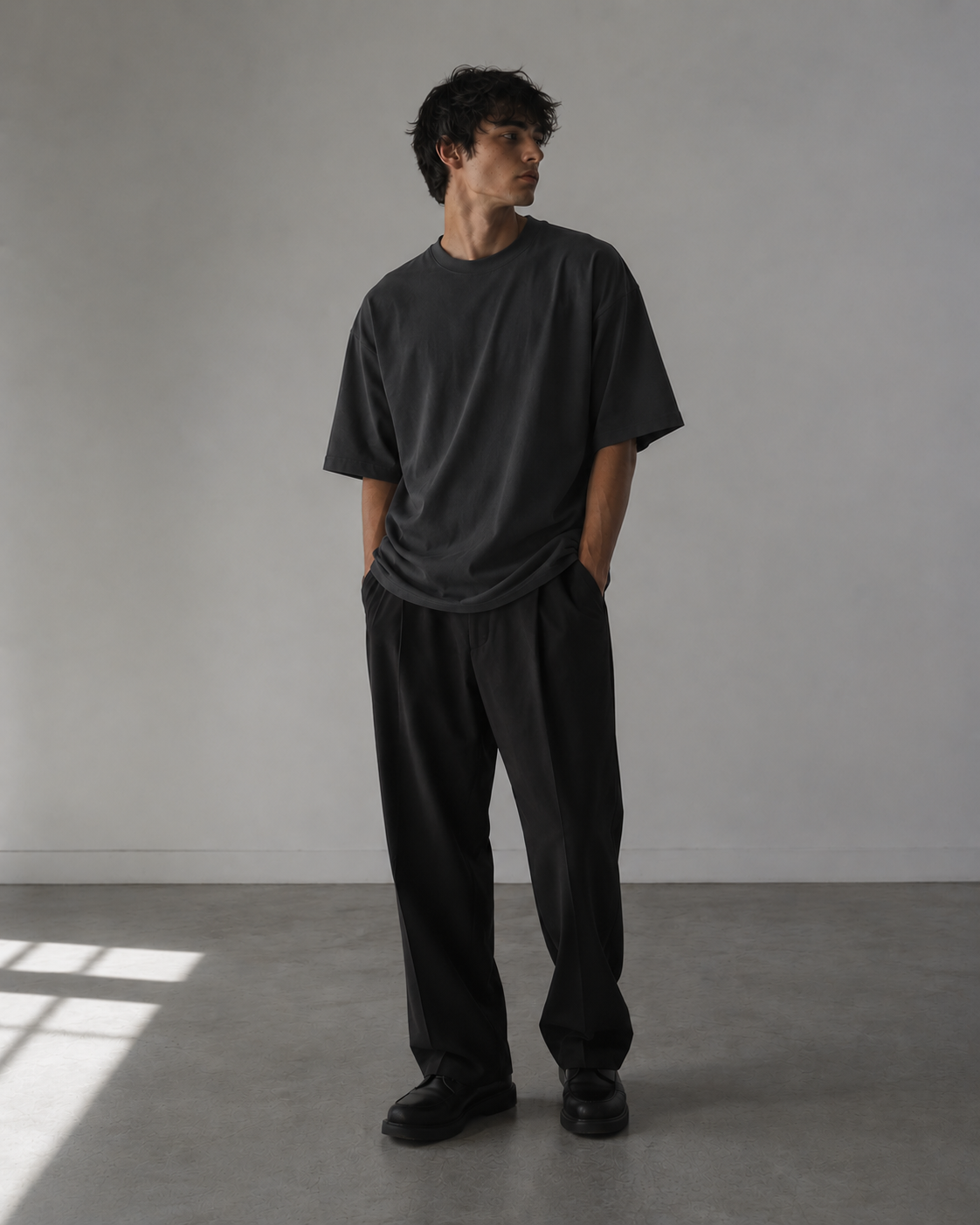 Charcoal Basic Tee shirt