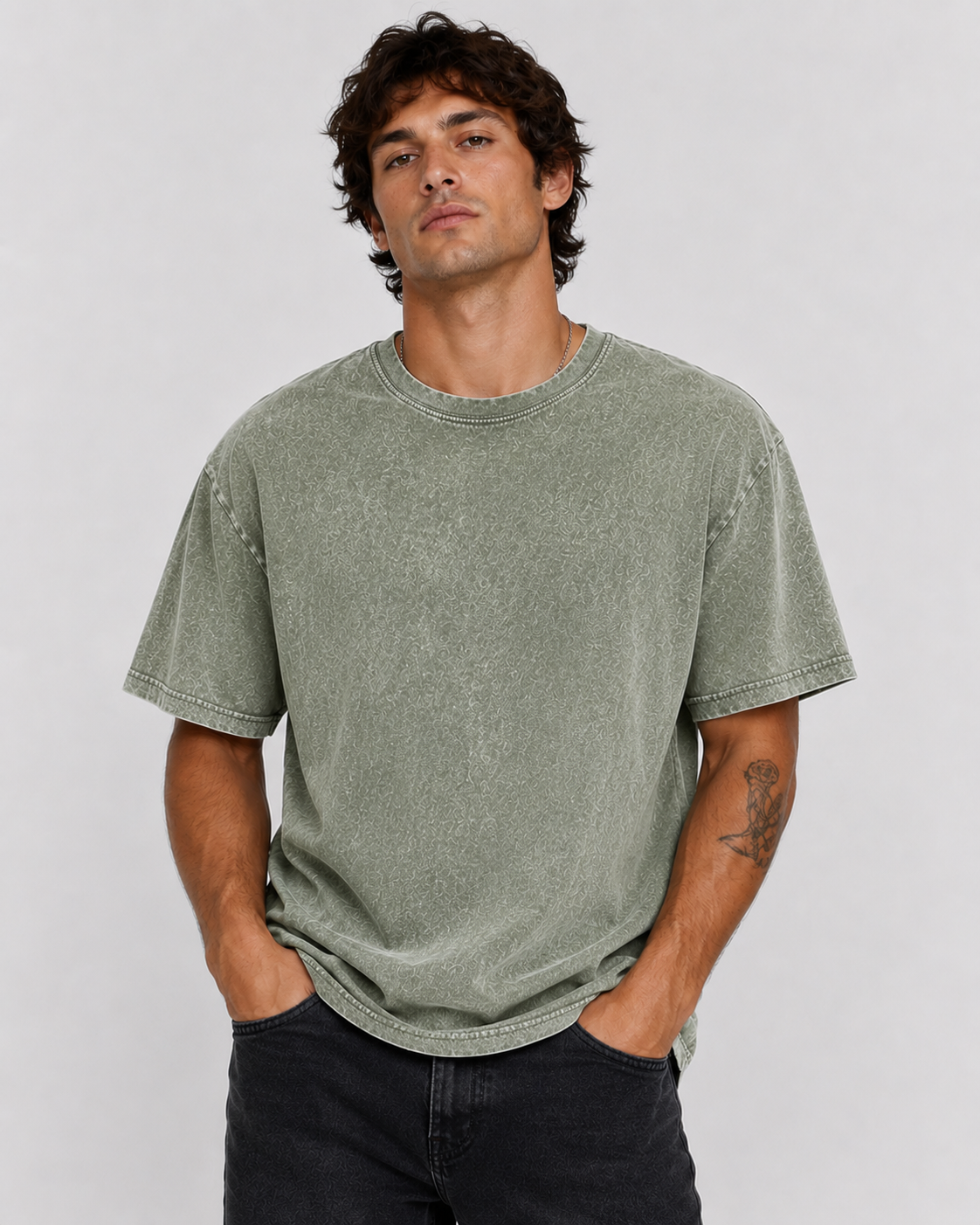 Zinc acid wash Tee shirt