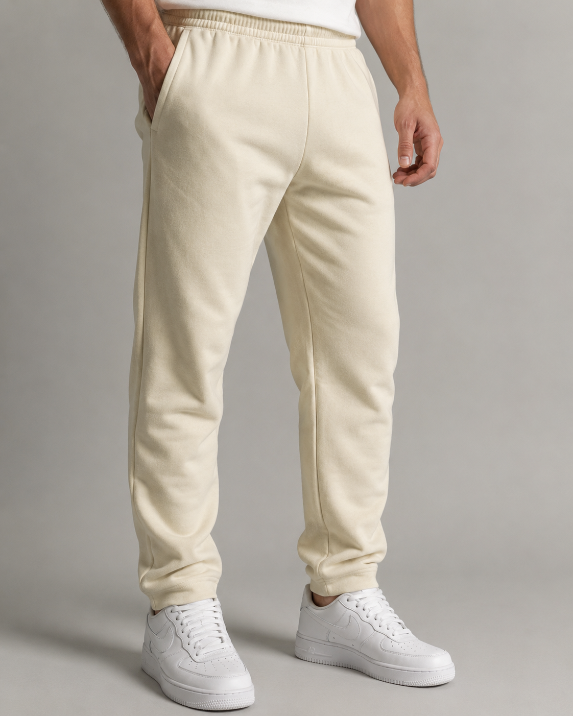 Plain Cream Trouser