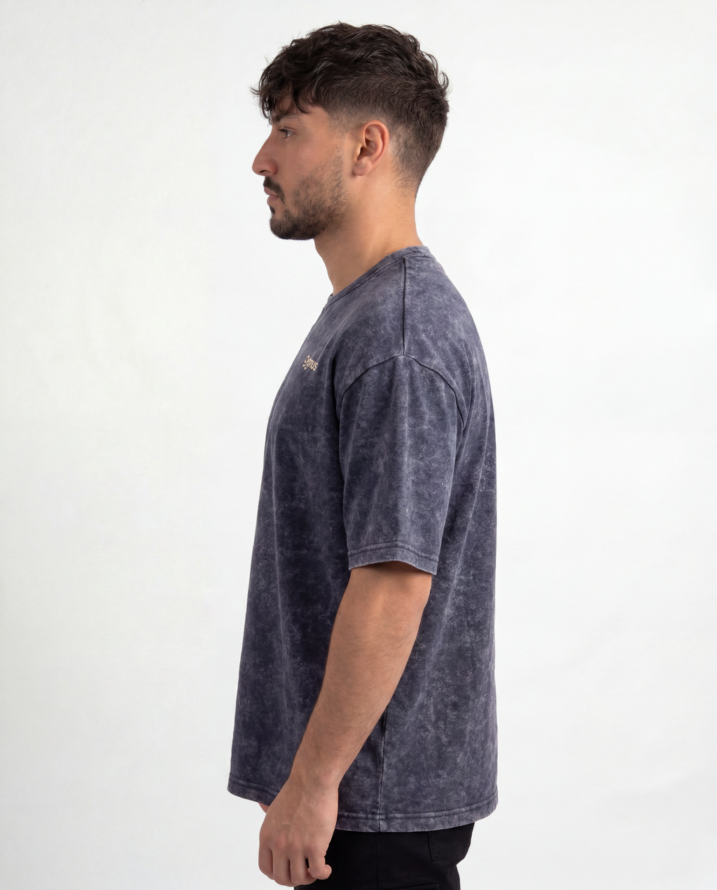 Navy Vintage Washed Tee Shirt