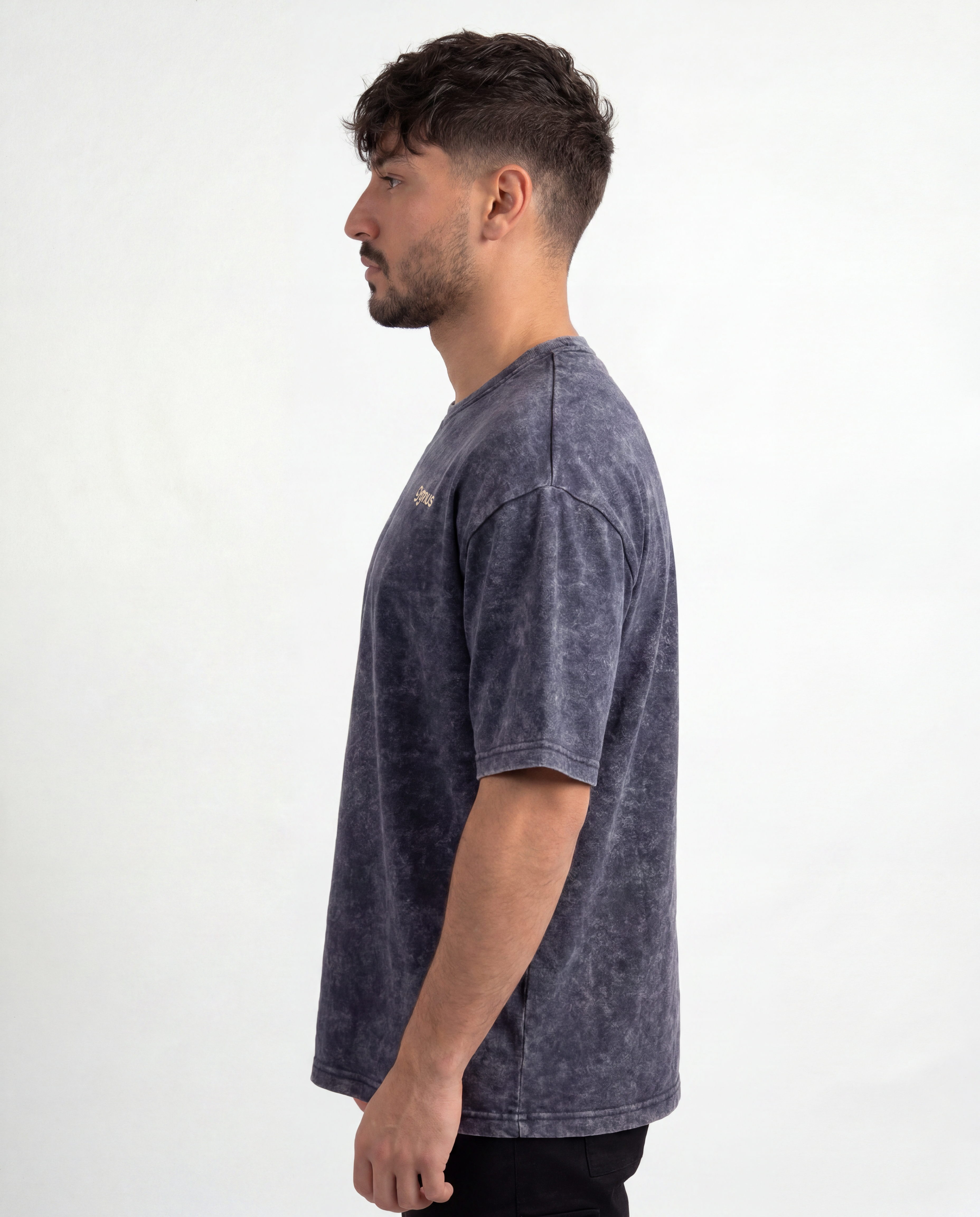 Navy Vintage Washed Tee Shirt
