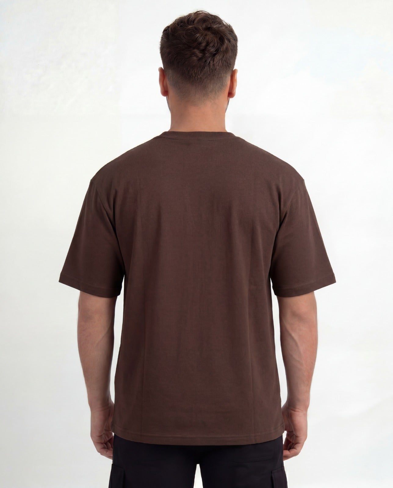 Brown Essential Premium Tee Shirt