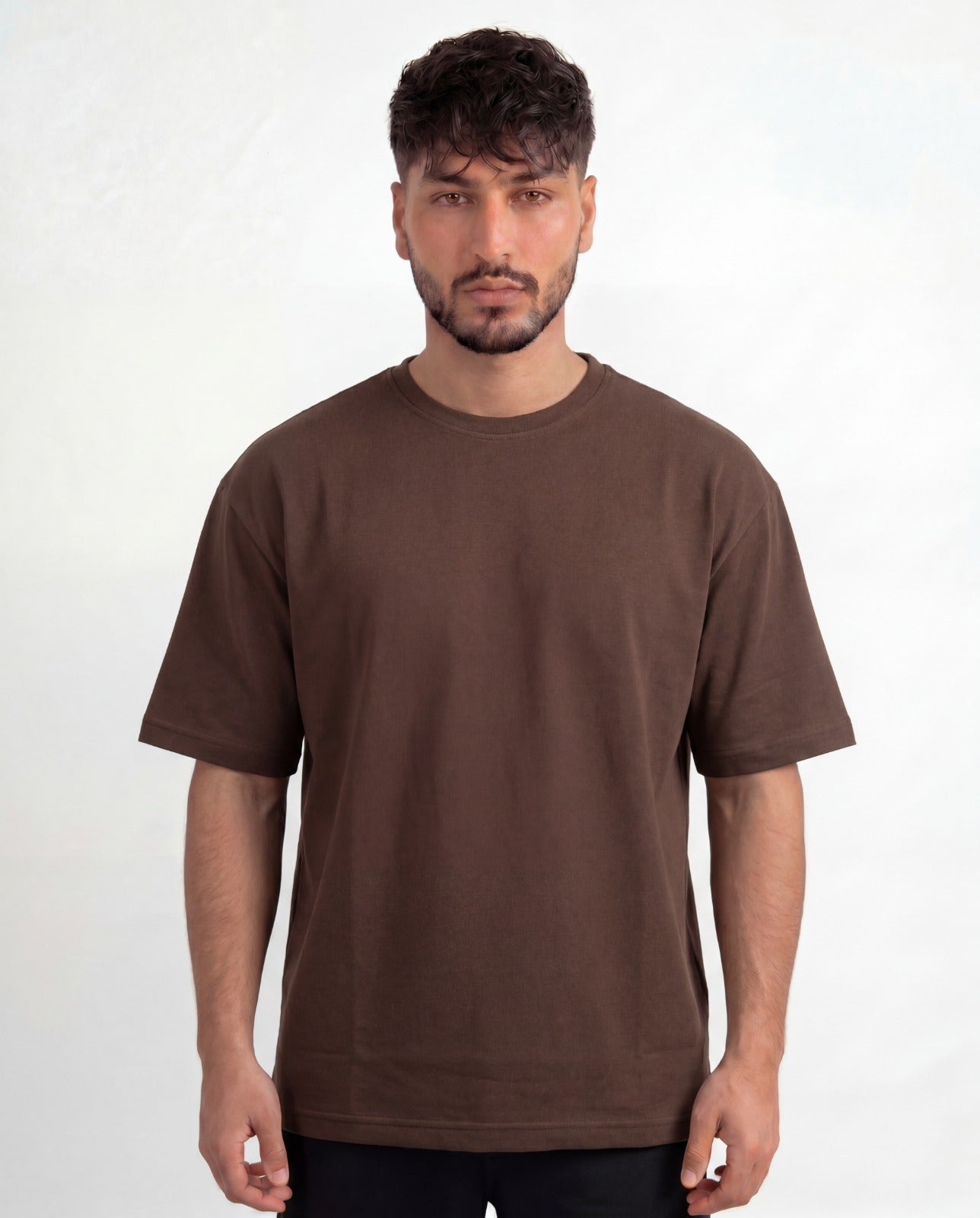 Brown Essential Premium Tee Shirt