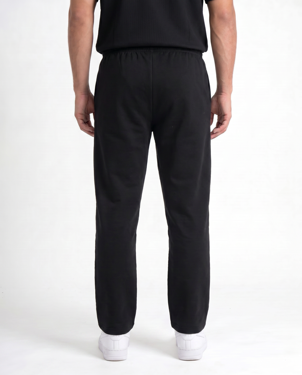 Black Live-In Terry Pant