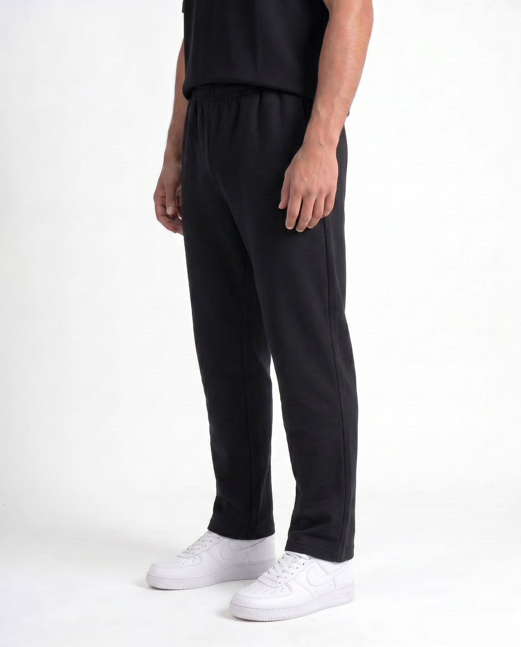 Black Live-In Terry Pant