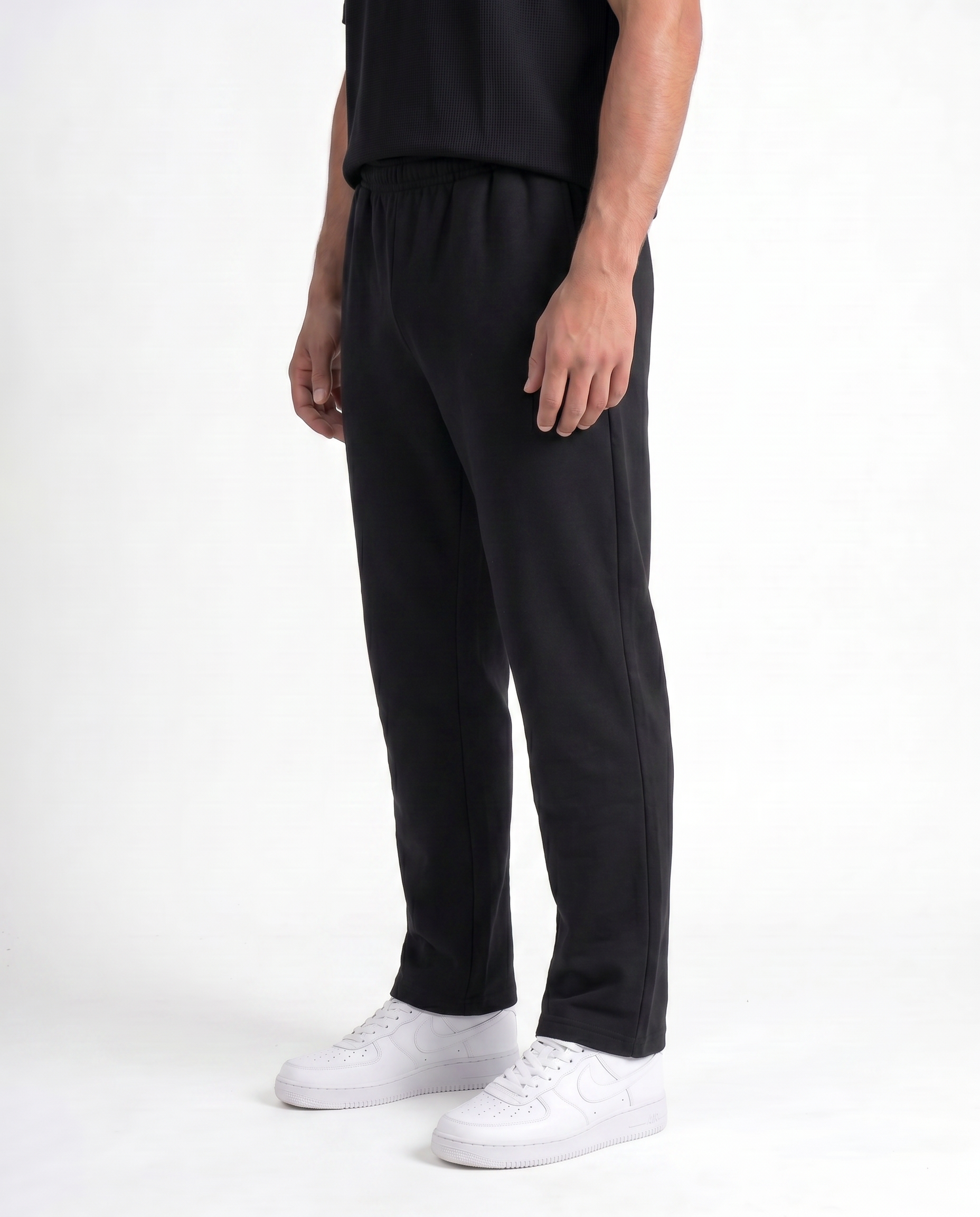 Black Live-In Terry Pant