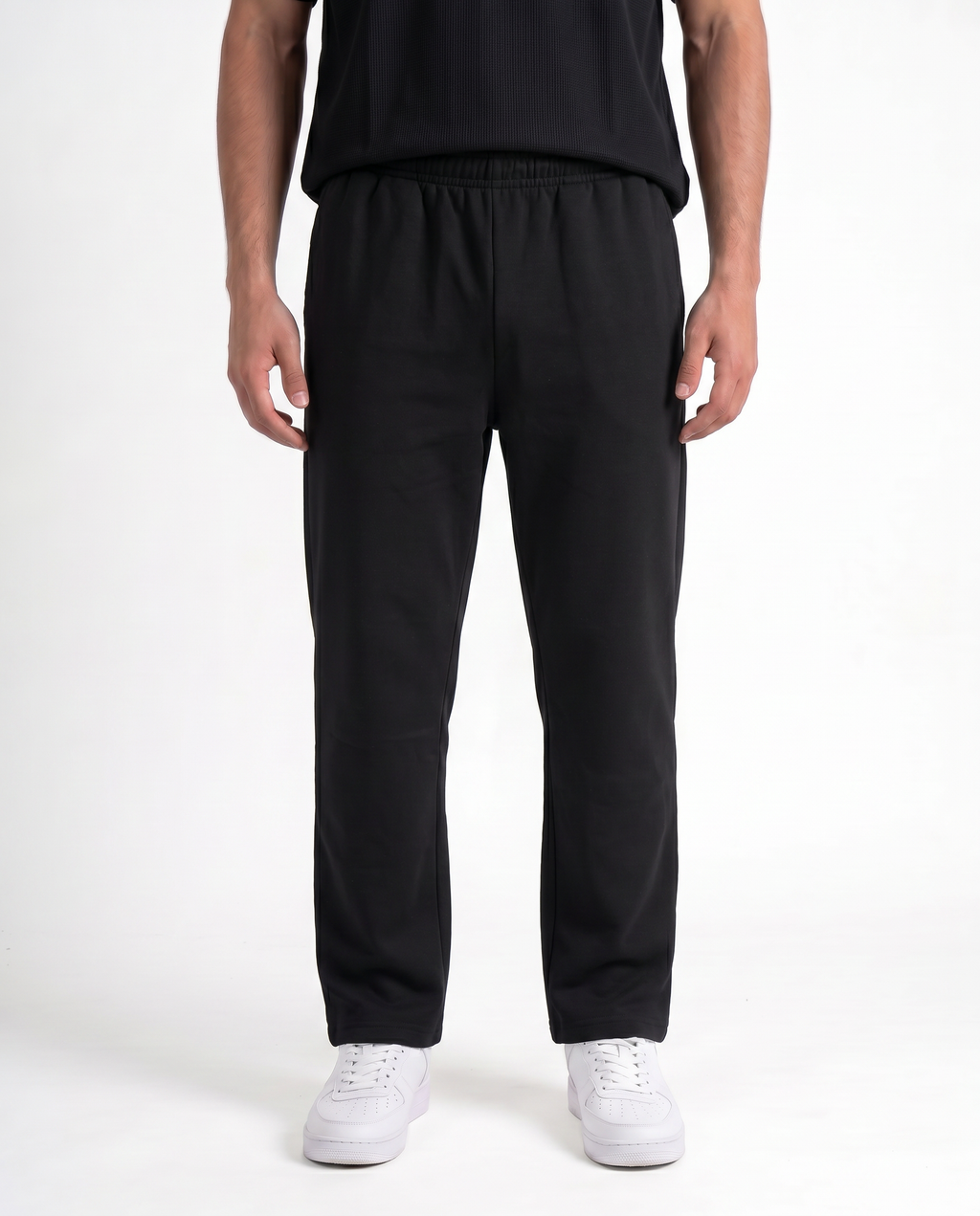 Black Live-In Terry Pant