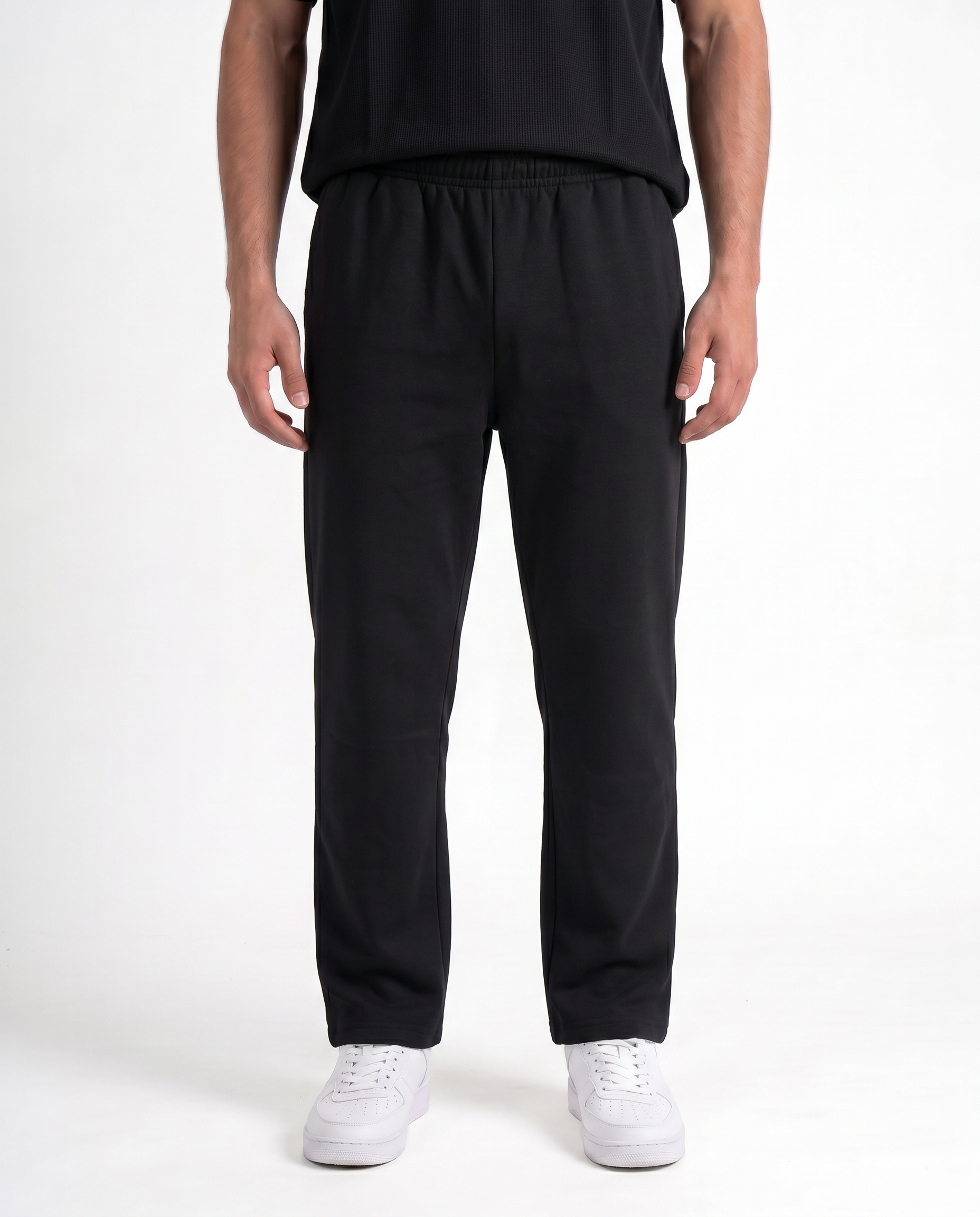 Black Live-In Terry Pant