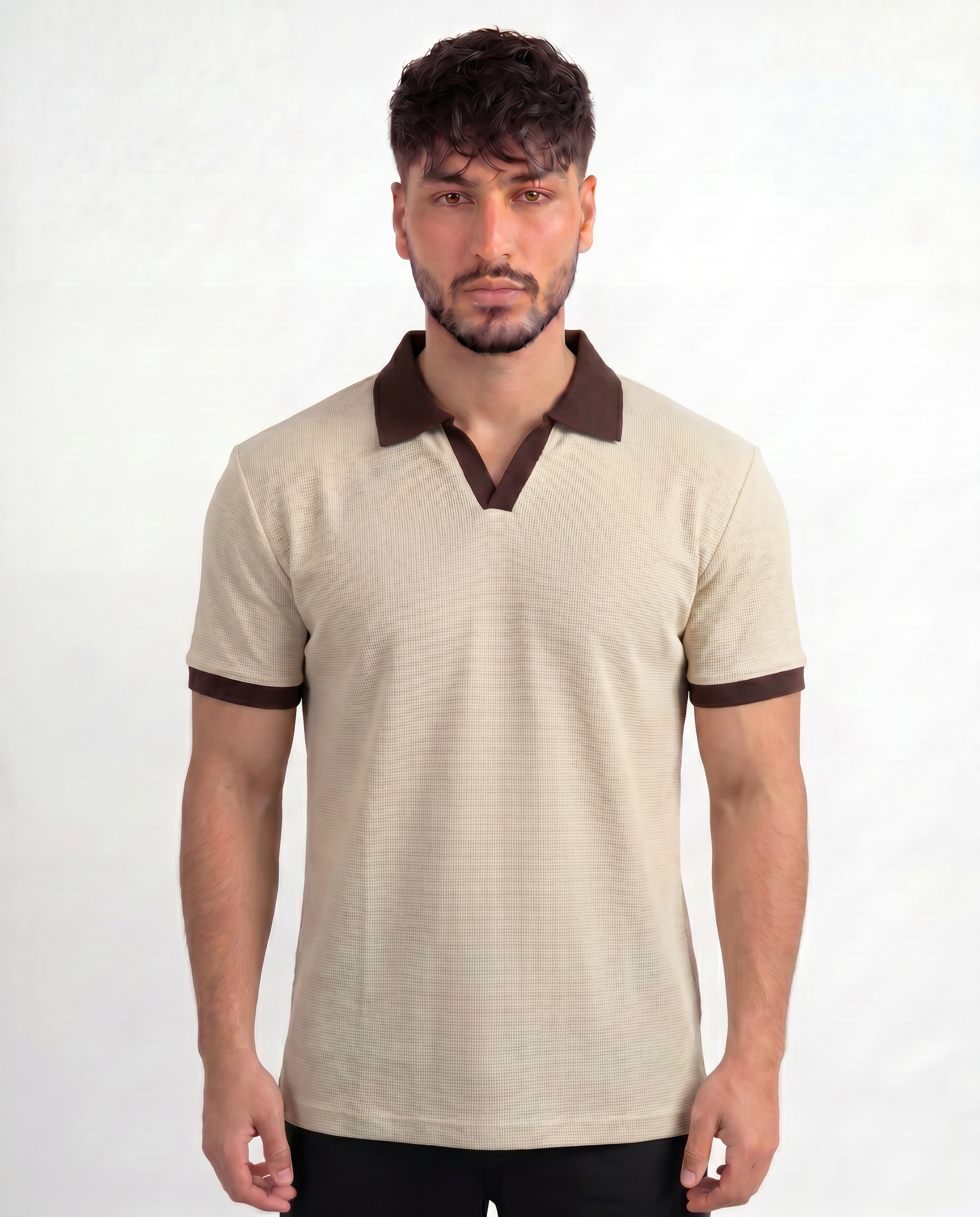 Cream Signature Cotton Polo