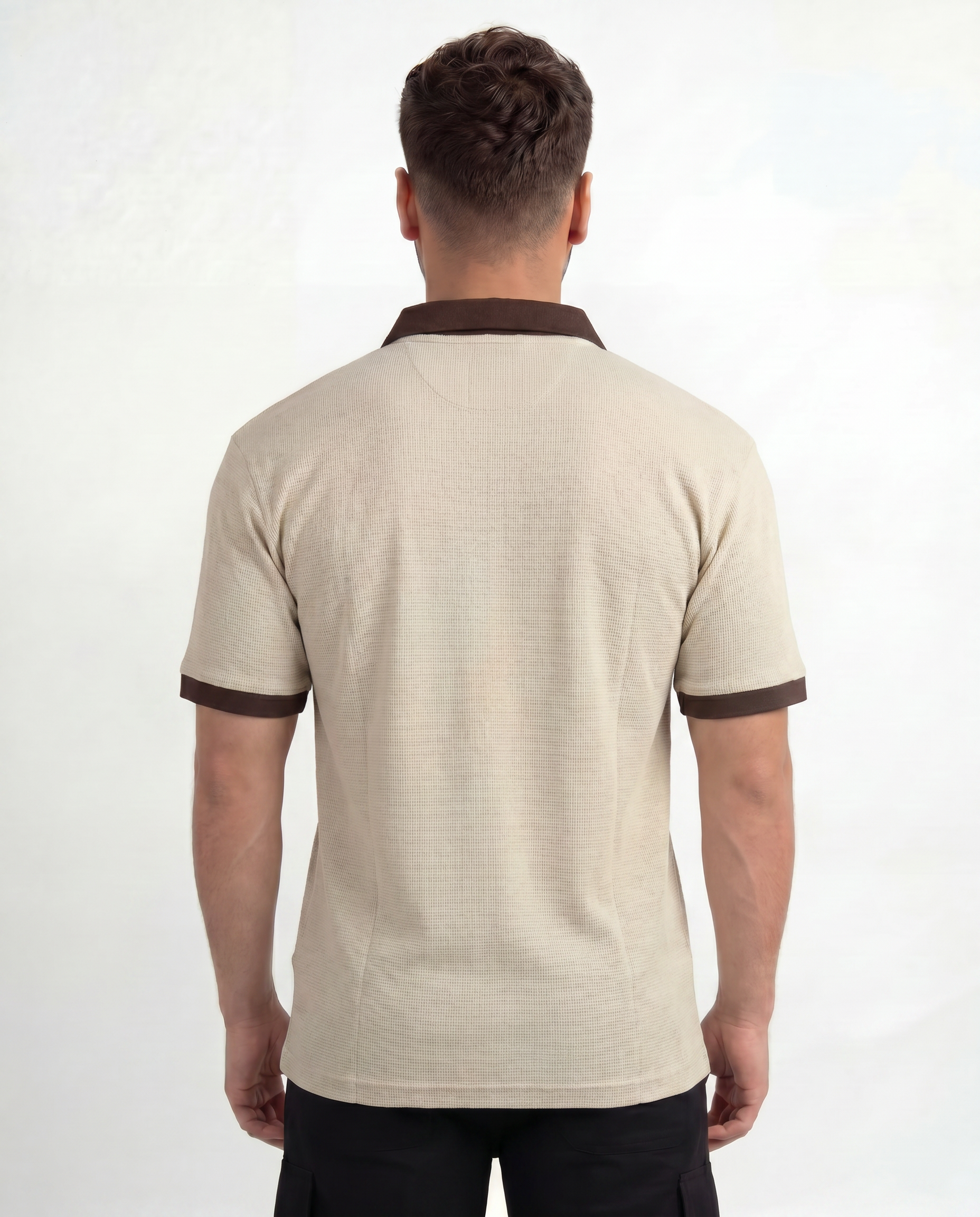 Cream Signature Cotton Polo