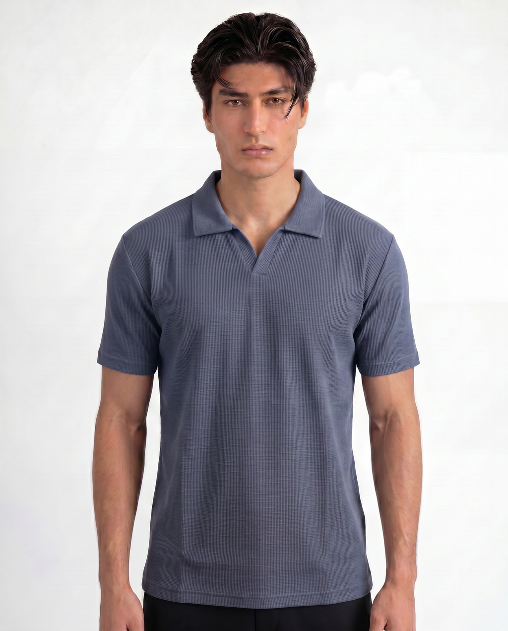 Metro Blue Signature Cotton Polo
