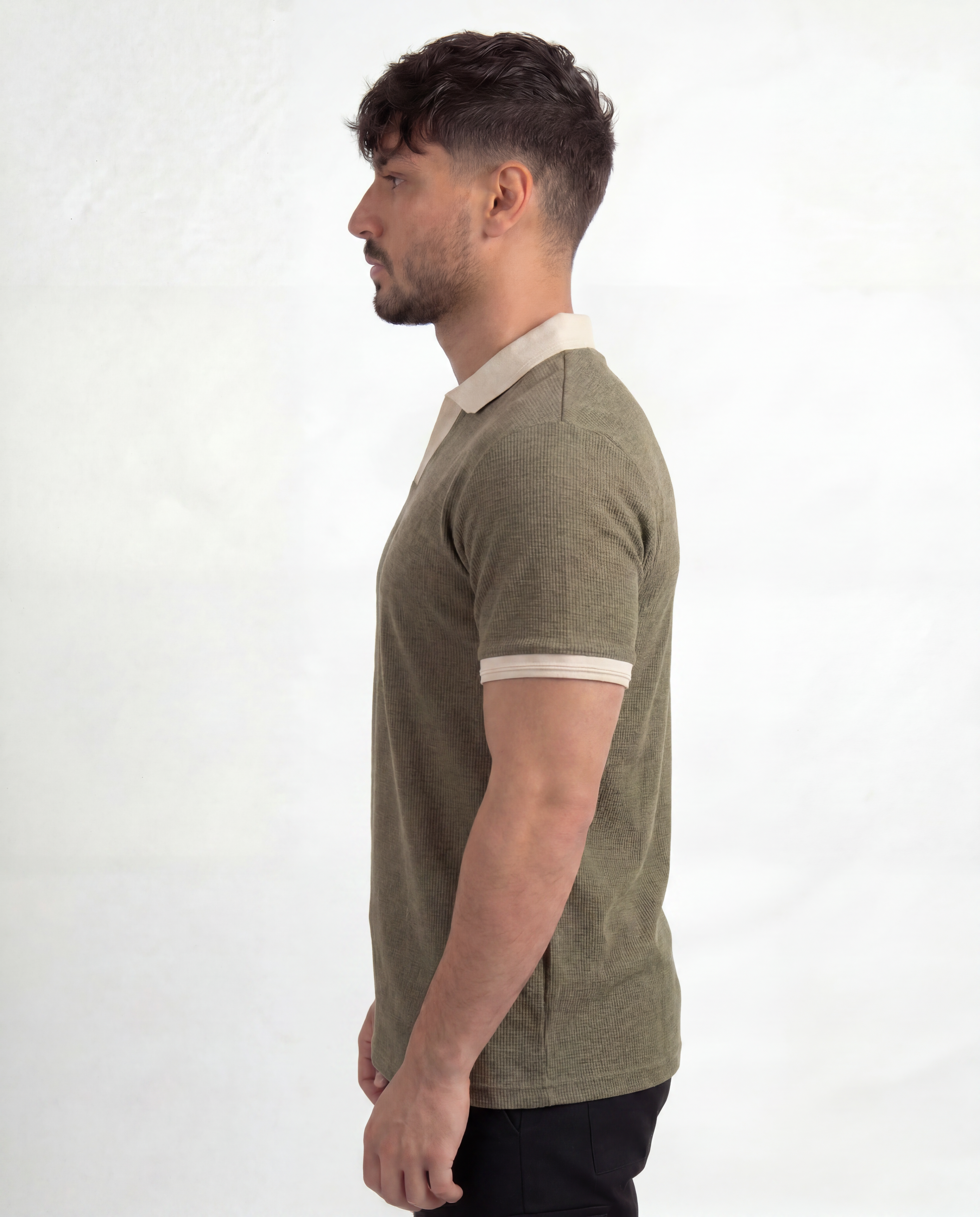 Olive Green Signature Cotton Polo