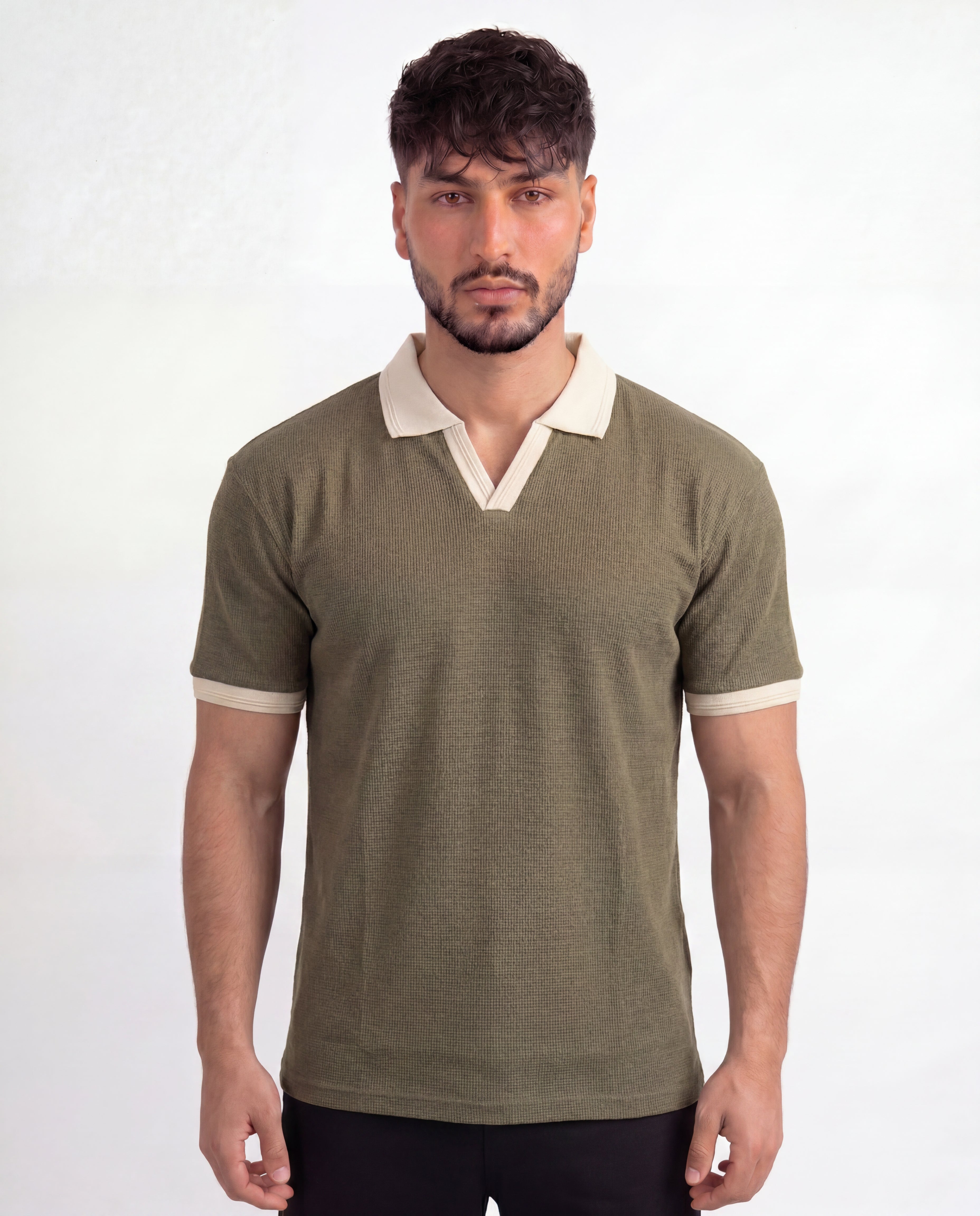 Olive Green Signature Cotton Polo