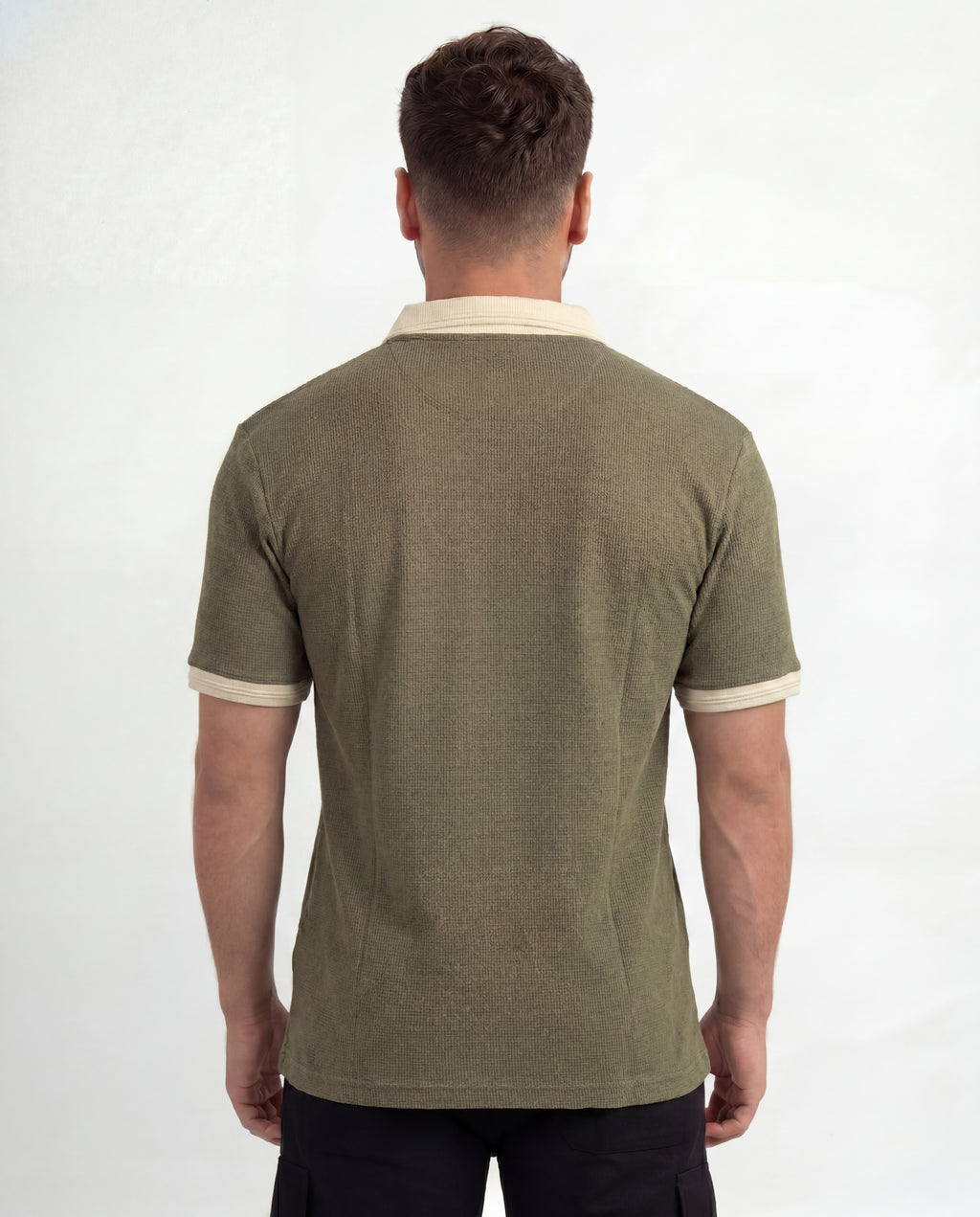 Olive Green Signature Cotton Polo