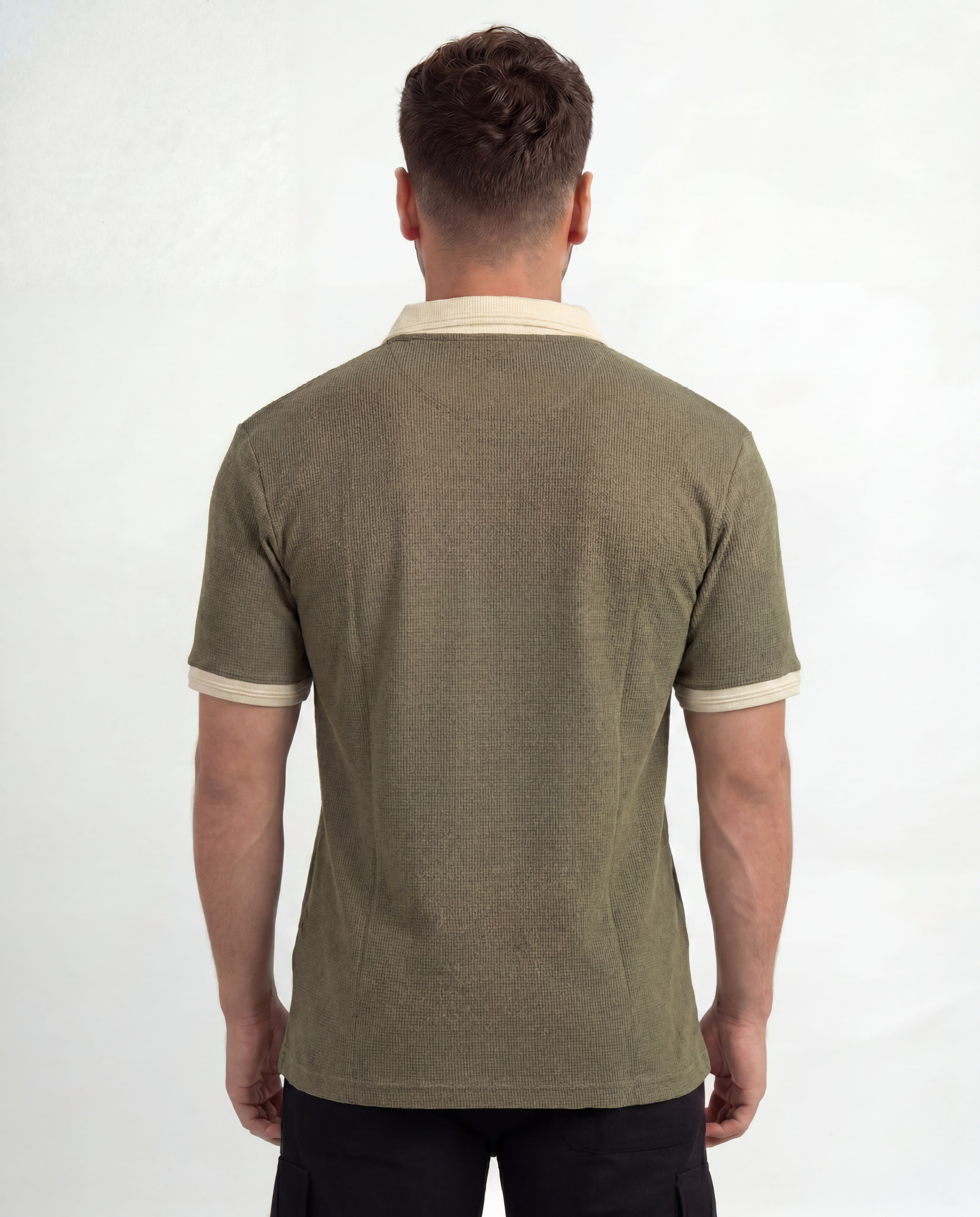 Olive Green Signature Cotton Polo